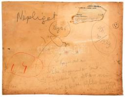 Nolipa István Pál (1907-1986): Népliget nyáron. Olaj, karton. Jelzett, hátoldalán töredékes Nemzeti ...