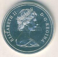 Kanada 1973. 1$ Ag "Királyi lovas rendőrség" T:P tanúsítvánnyal