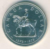 Kanada 1973. 1$ Ag "Királyi lovas rendőrség" T:P