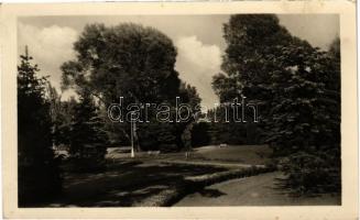 1955 Miskolctapolca, Görömbölytapolca, Görömbölyi-Tapolca, Tapolca (Miskolc); park. Képzőművészeti Alap Kiadóvállalat (EK)