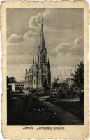 1924 Szentes, Lutheránus templom. Mester János kiadása (EB)