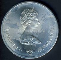 Kanada 1973. 10$ Ag "Montreali olimpia - Montreal várossziluett" T:1