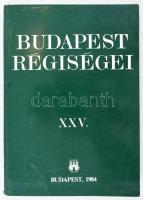 1985 Budapesti Régiségei XX. Szerk.: Horváth Miklós. Bp., 1984., BTM. Fekete-fehér fotókkal illusztrált. Kiadói papírkötés.