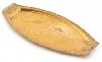 Argentor aranyozott réz tálca. Jelzett. 38x17 cm