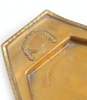 Argentor aranyozott réz tálca. Jelzett. 38x17 cm