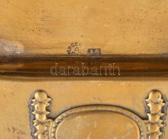 Argentor aranyozott réz tálca. Jelzett. 38x17 cm