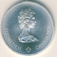 Kanada 1974. 10$ Ag "Montreali olimpia - Kerékpár" T:1
