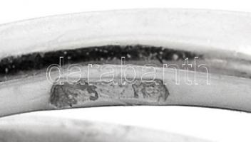 Arany (Au) 18k, fehérarany szoliter gyűrű 0,31 ct (VVS1, F, Very Good) brillel GIA tanúsítvánnyal, d...