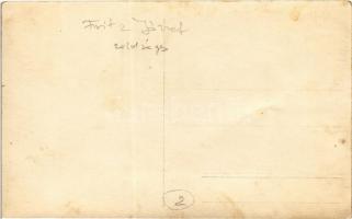 Ismeretlen település, Fritz József vegyeskereskedő gyümölcs-zöldség és kenyér üzlete. photo (fl)