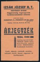 1935 Izsák József festékkereskedő rájegyzéke és számlája
