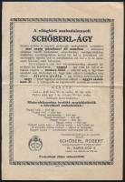 cca 1930 Schöberl Róbert bútor árjegyzék képekkel