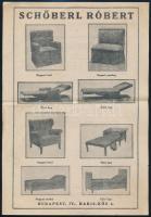 cca 1930 Schöberl Róbert bútor árjegyzék képekkel