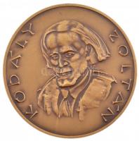 Kiss Nagy András (1930-1997) DN "Kodály Zoltán / Háry János" kétoldalas bronz emlékérem (6...