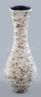 Fatörzs mintás retro mázas kerámia váza. Jelzett, hibátlan 30 cm