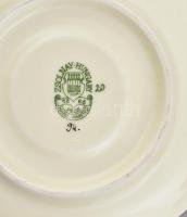 Zsolnay pillangó mintás hat személyes mokkás készlet. Kézzel festett, jelzett, hibátlan