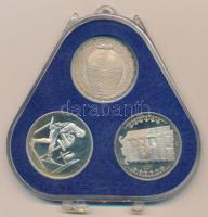 Csúcs Viktória (1934-) DN "Hollóháza, Hódmezővásárhely, Sárköz" kétoldalas ezüstözött fém ...