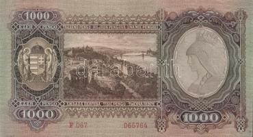 1943. 1000P(2x)egymásutáni sorszámokkal T:I