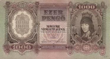 1943. 1000P(2x)egymásutáni sorszámokkal T:I