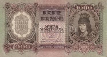 1943. 1000P(2x)egymásutáni sorszámokkal T:I