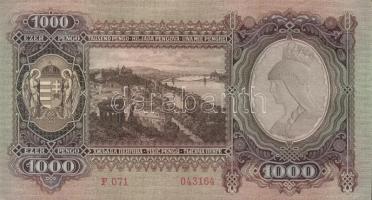 1943. 1000P(2x)egymásutáni sorszámokkal T:I