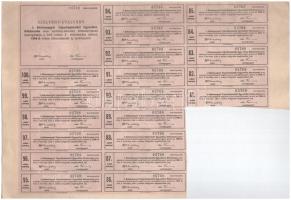 Békéscsaba 1939. "Békásmegyeri Takarékpénztári Egyesület" névre szóló részvénye 40P-ről (2...