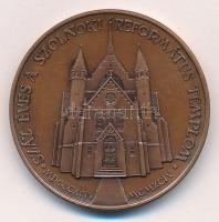 1994. Ha Isten velünk, kicsoda ellenünk? / Száz éves a Szolnoki Református Templom - MDCCCXCIV - MCMXCIV bronz emlékérem (42,5mm) T:1
