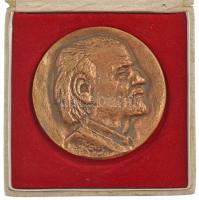 Peternák Gusztáv (1928-2003) (?) 1981. "Kodály Zoltán" egyoldalas, aranyozott bronz plaket...