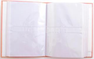 1 db képeslap album egyenként 200 férőhellyel / A postcard album for 200 postcards (18,5 cm x 25,5 c...