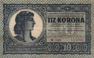 1919. augusztus 10K M betűjellel T:III-