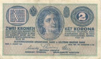 1914. 2K közepes "C" felcsúszva T:II