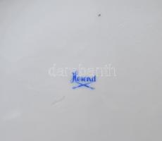 Herendi virágmintás padlóváza, kézzel festett porcelán, jelzett, hibátlan, m: 50 cm