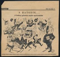 1953 Artner TIvadar (1929-1999): Gólöröm az Aranycsapat londoni 6:3 focimeccs hatodik magyar gólja u...