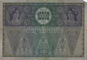 Ausztria/Osztrák-Magyar Bank 1918. 10.000K piros, vízszintes "Deutschösterreich" fny-sal, ...
