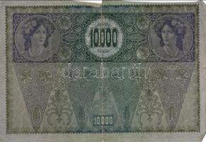 Ausztria/Osztrák-Magyar Bank 1918. 10.000K piros, vízszintes "Deutschösterreich" fny-sal, ...