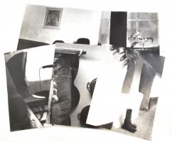 Csák Miklós (1933-2013): Emlékképsor. 5 db nagyméretű fotó, az egyik a hátoldalán jelzett, 39,5x28 cm és 40x30 cm között
