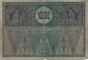 Ausztria/Osztrák-Magyar Bank 1918. 10.000K piros, vízszintes "Deutschösterreich" fny-sal, ...