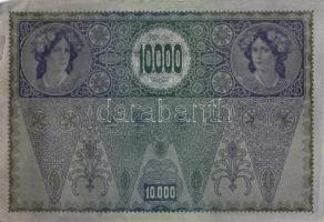 Ausztria/Osztrák-Magyar Bank 1918. 10.000K piros, vízszintes "Deutschösterreich" fny-sal, ...