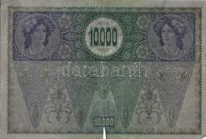 Ausztria/Osztrák-Magyar Bank 1918. 10.000K piros, vízszintes "Deutschösterreich" fny-sal, ...
