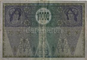 Ausztria/Osztrák-Magyar Bank 1918. 10.000K piros, vízszintes "Deutschösterreich" fny-sal, ...