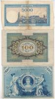 Vegyes: Ausztria 1920. 20h szükségpénz + 1922. 2K + 20K + Lengyelország 1948. 50Zl + Német Birodalom...