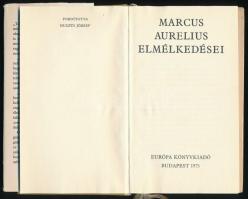 Marcus Aurelius elmélkedései. Ford.: Huszti József. Bp., 1975., Európa. Kiadói egészvászon-kötés, ki...