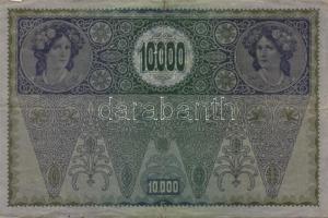 Ausztria/Osztrák-Magyar Bank 1918. 10.000K piros, vízszintes "Deutschösterreich" fny-sal, ...
