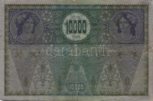 Ausztria/Osztrák-Magyar Bank 1918. 10.000K piros, vízszintes "Deutschösterreich" fny-sal, ...
