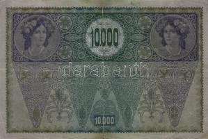 Ausztria/Osztrák-Magyar Bank 1918. 10.000K piros, vízszintes "Deutschösterreich" fny-sal, ...