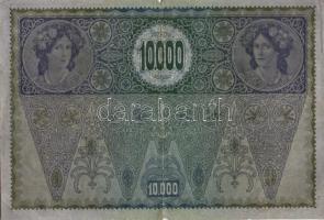 Ausztria/Osztrák-Magyar Bank 1918. 10.000K piros, vízszintes "Deutschösterreich" fny-sal, ...