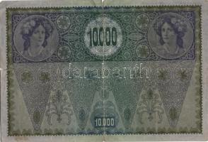 Ausztria/Osztrák-Magyar Bank 1918. 10.000K piros, vízszintes "Deutschösterreich" fny-sal, ...