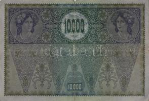 Ausztria/Osztrák-Magyar Bank 1918. 10.000K piros, vízszintes "Deutschösterreich" fny-sal, ...