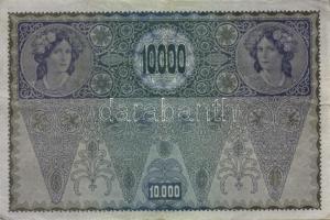 Ausztria/Osztrák-Magyar Bank 1918. 10.000K piros, vízszintes "Deutschösterreich" fny-sal, ...