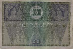 Ausztria/Osztrák-Magyar Bank 1918. 10.000K piros, vízszintes "Deutschösterreich" fny-sal, ...