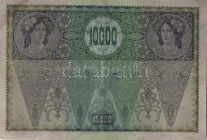 Ausztria/Osztrák-Magyar Bank 1918. 10.000K piros, vízszintes "Deutschösterreich" fny-sal, ...